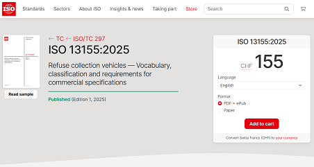 历史性突破 | 必一运动Bsports环境主导！首个由中国企业牵头编制的环卫装备ISO国际标准正式发布！